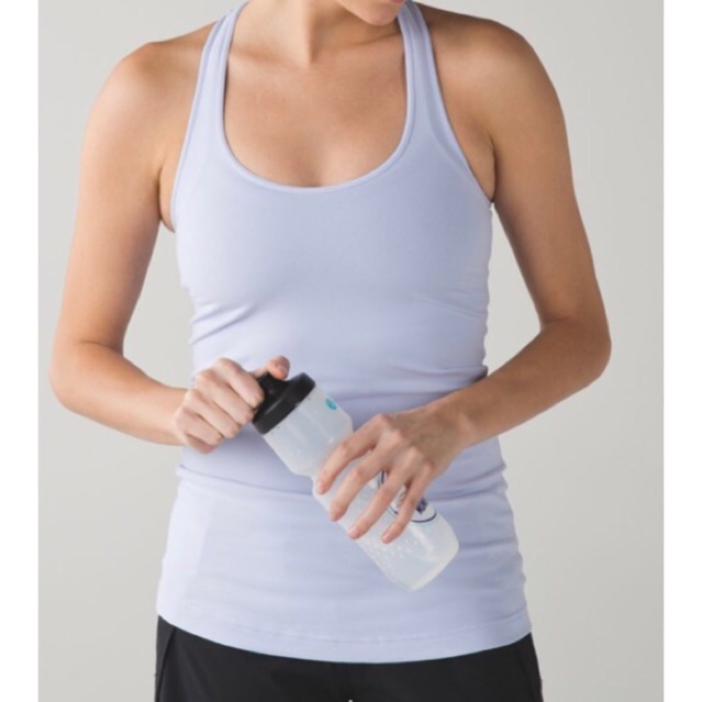 lululemon cool racerback tank cool breeze size 8